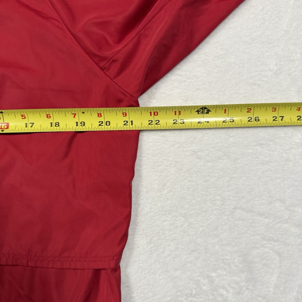 Bearded Goat Jacket Medium Red Pullover Windbreak… - image 8